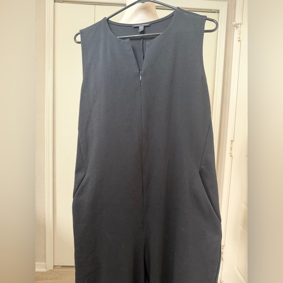 Eileen Fisher Black Sleeveless Jumpsuit - Picture 4 of 11